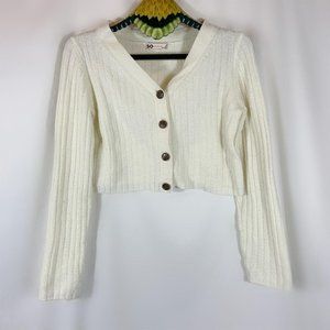 SO GOOD FOR LIFE WHITE CARDIGAN